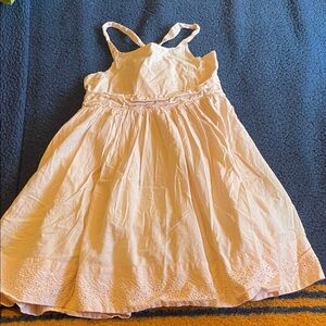 Hope & Henry Cream pinkish Sleeveless Dress